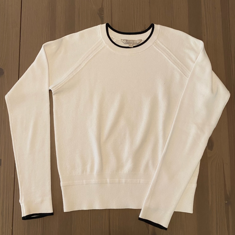 Athleta white sweater